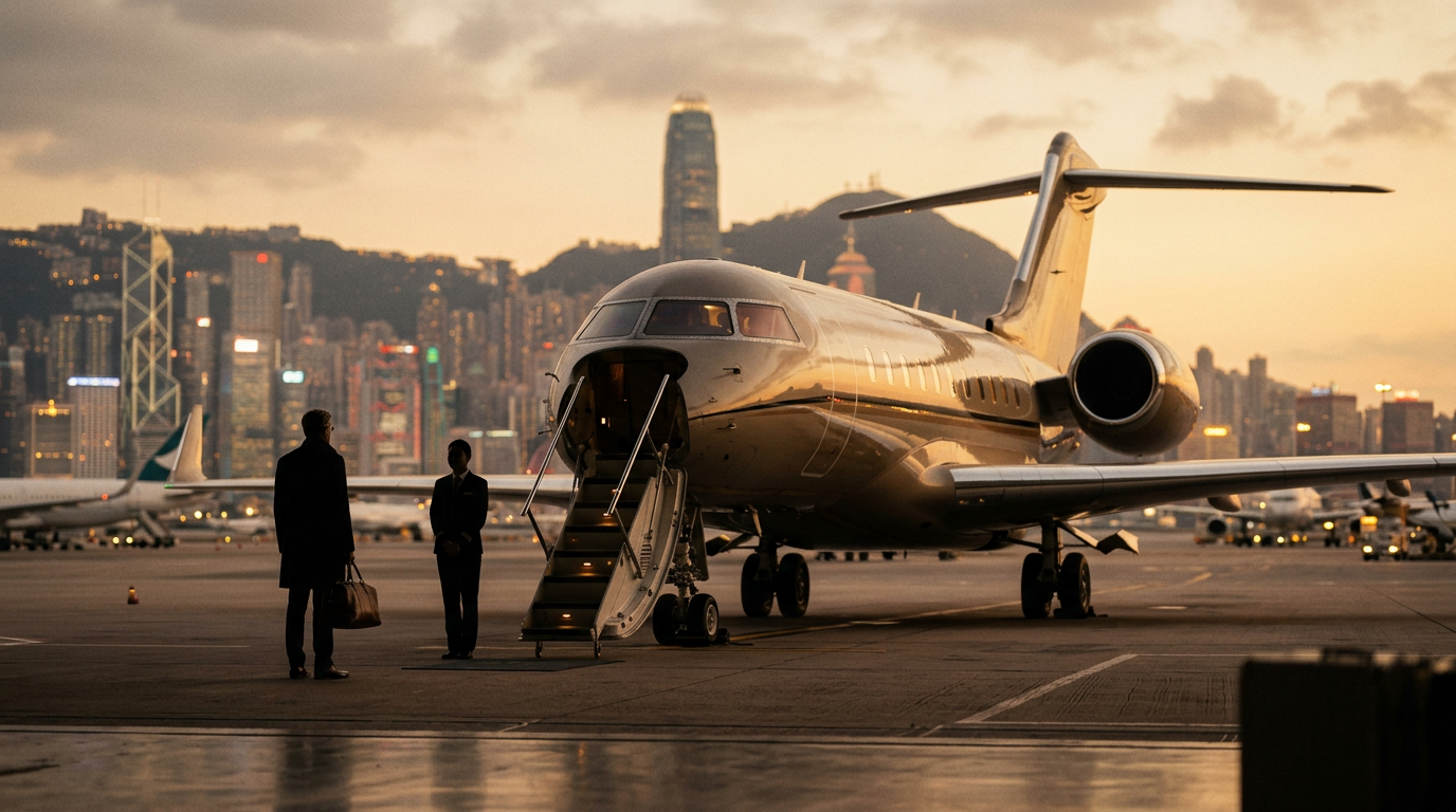 The Hong Kong to Shanghai Air Corridor